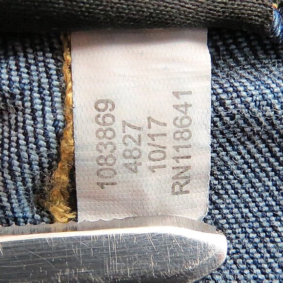 Lane Bryant Dark wash Mid-Rise Super-Stretch Skinny Jeans Size 18L - Picture 13 of 14